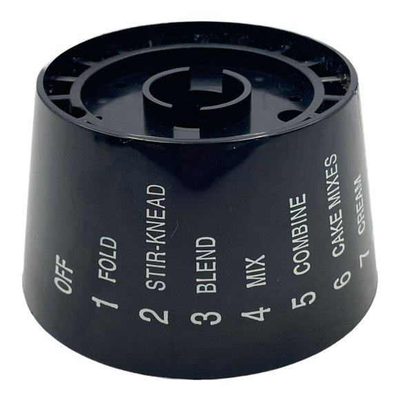 Sunbeam Mixmaster Kitchen Stand Mixer Speed Control Dial Knob Black Replacement - Picture 2 of 9